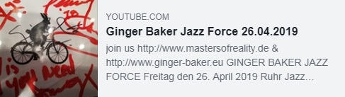 2019 Ginger Baker Jazz Force Bochum